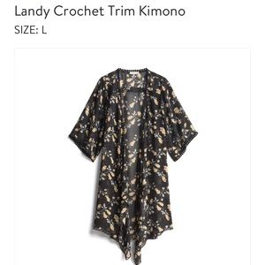 Emory Park black kimono